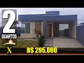 Casa em Maricá | projeto com 2 quartos | Vídeo #411