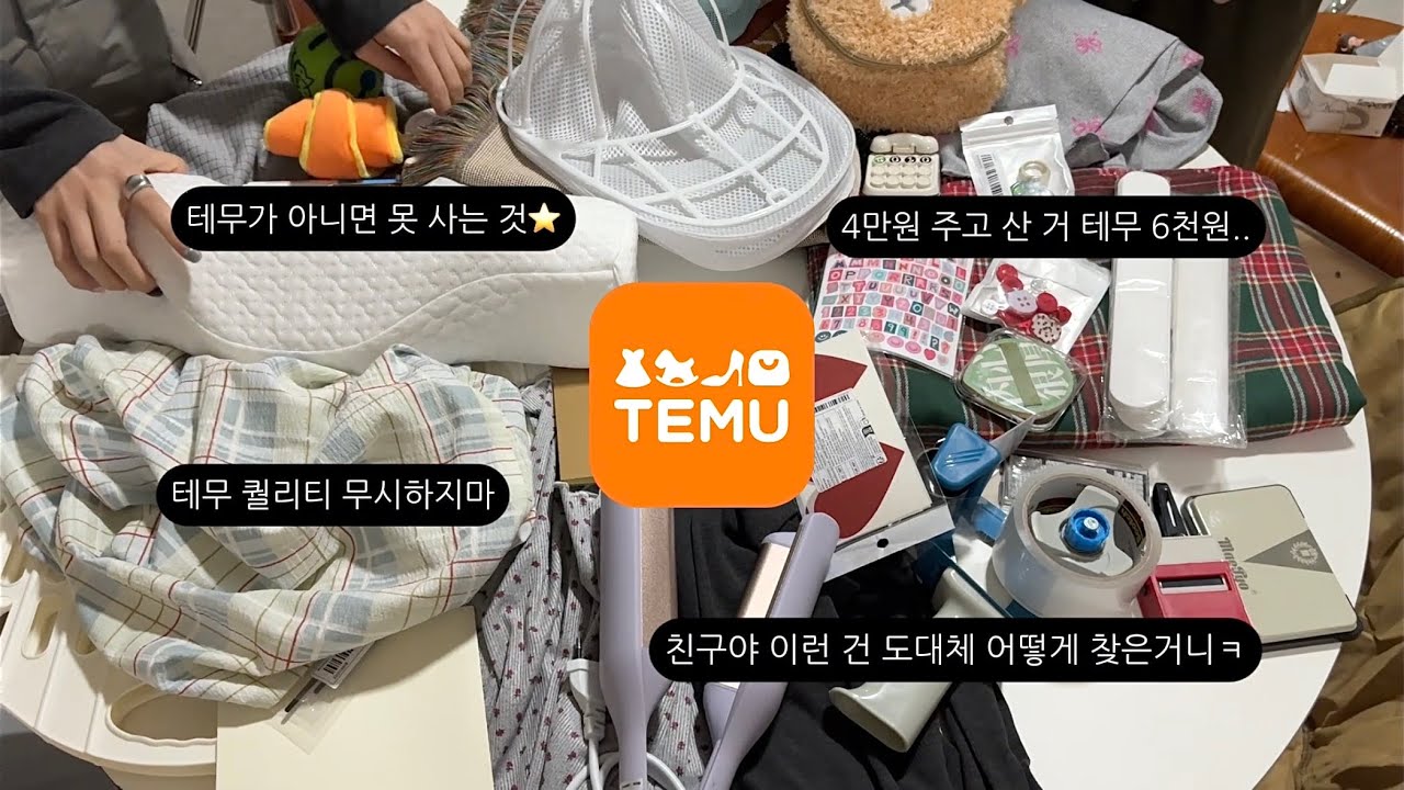 실패없는 찐친 3인의 32가지 테무깡🤪 