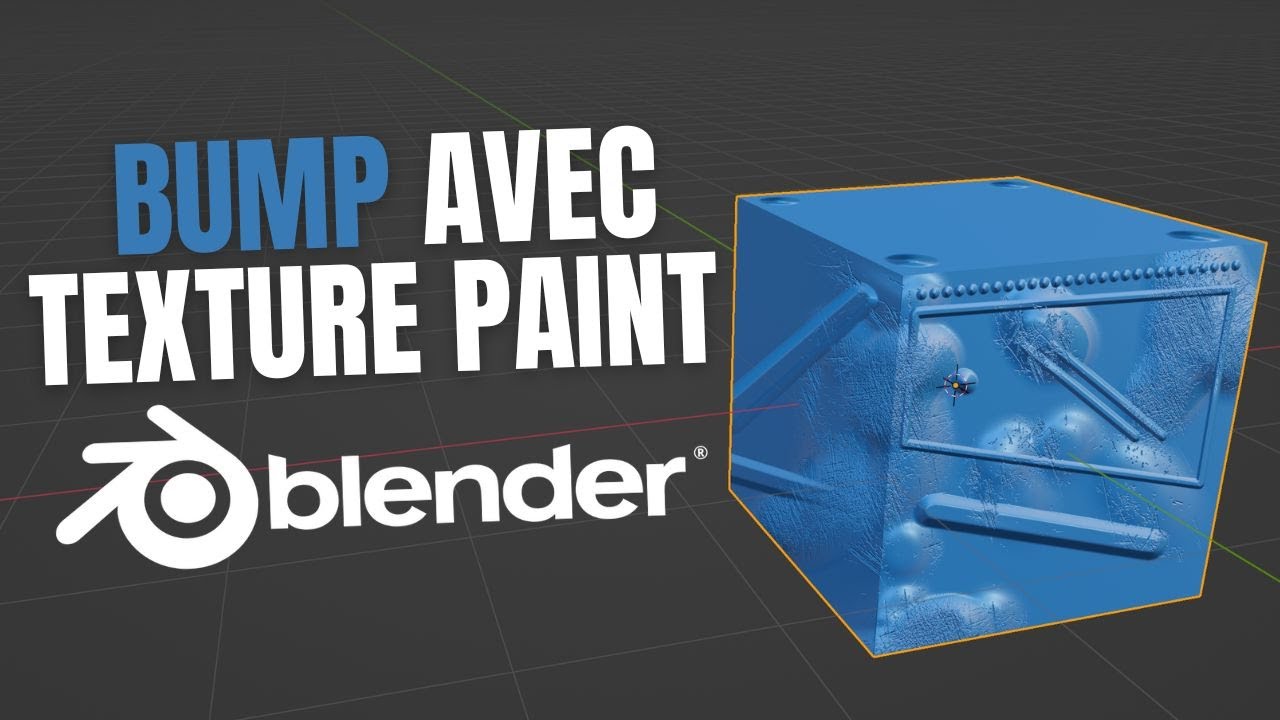Comment faire du Bump en Texture Paint avec Blender ? - YouTube
