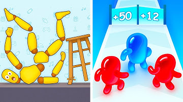 Kick & Break The Ragdoll Games Vs Join Blob Clash🆘👻🆘Walkthrough Max Gameplay DE3688