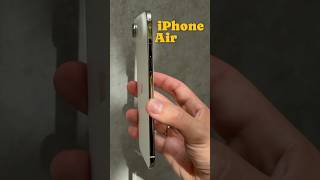 El iPhone Air es así de fino y luce espectacular