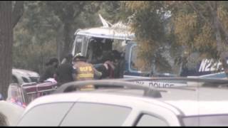 Raw: Injured Man Loaded Into Chopper in DC