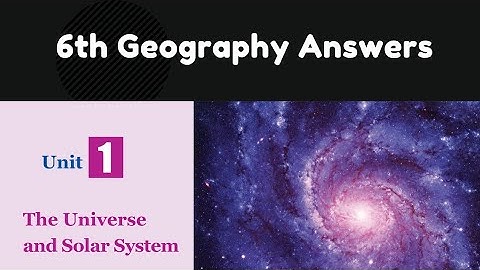 6th std social science Geography unit 1 The Universe and solar system book back question and answe