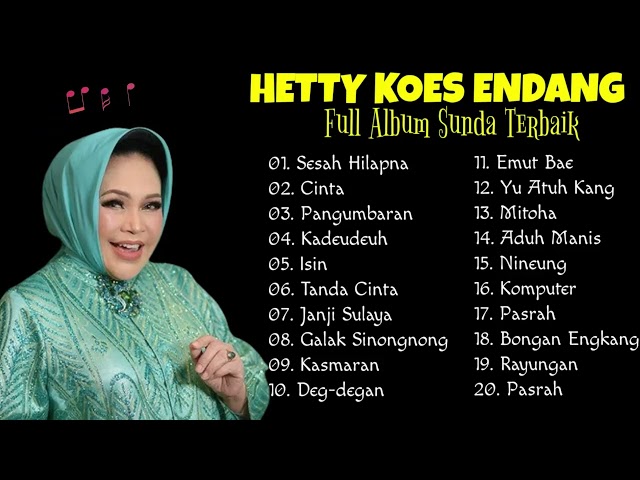Hetty Koes Endang - ADUH MANIS Album The Best Pop Sunda Of Hetty Koes Endang  (Pop Sunda) class=