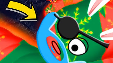 Wormate.io Fastest Small Worm Vs Giant Worm Trolling Ever/Trolling longest Worm Epic Wormateio !