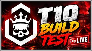 🔴 LIVE | Taking on EVERY T10 + Testing a NEW Build! | The Division 2