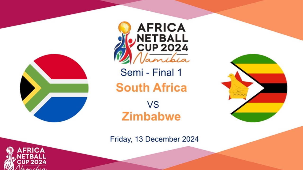 AFRICA NETBALL CUP 2024 - SWAKOPMUND NAMIBIA - DAY 5 - SEMI FINALS 1 - SOUTH AFRICA vs ZIMBABWE