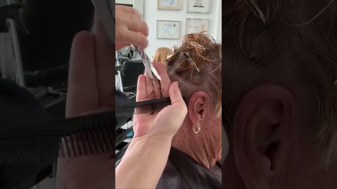 Haircut short layers #haircut #hair #hairstyle #beauty #video #short #amalhermuz #shorts #blowup