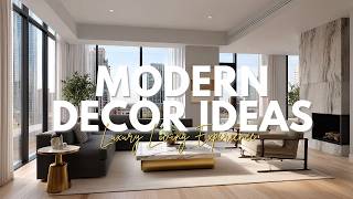 Small Space Modern Decor Ideas That Create a Luxury Living Experience