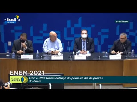 #AoVivo: Coletiva de Imprensa sobre Enem 2021