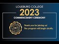 Louisburg College Commencement 2023