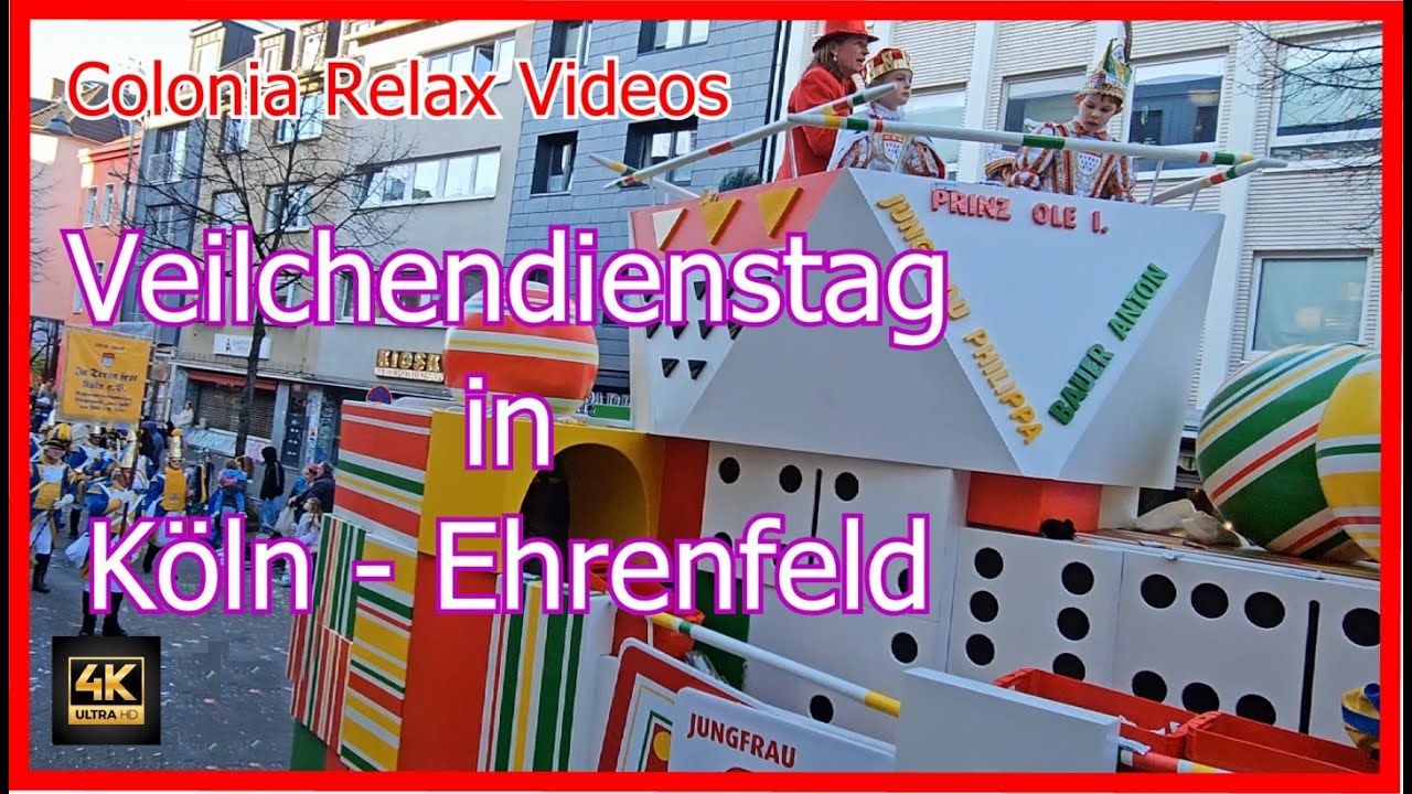 Karnevalsdienstag / Veilchendienstag in Köln Ehrenfeld [Schull- und Veedelszoch]
