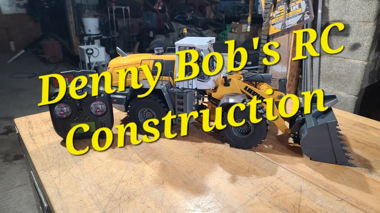 Обзор моего настольного колесного погрузчика Liebherr 1/14 XDRC 580 RC