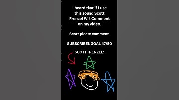 I Heard That If I Use This Sound Scott Frenzel Will Comment On My Video.Song Creater : SCOTT FRENZEL