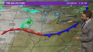 6 p.m. weather forecast for Sept. 29, 2018