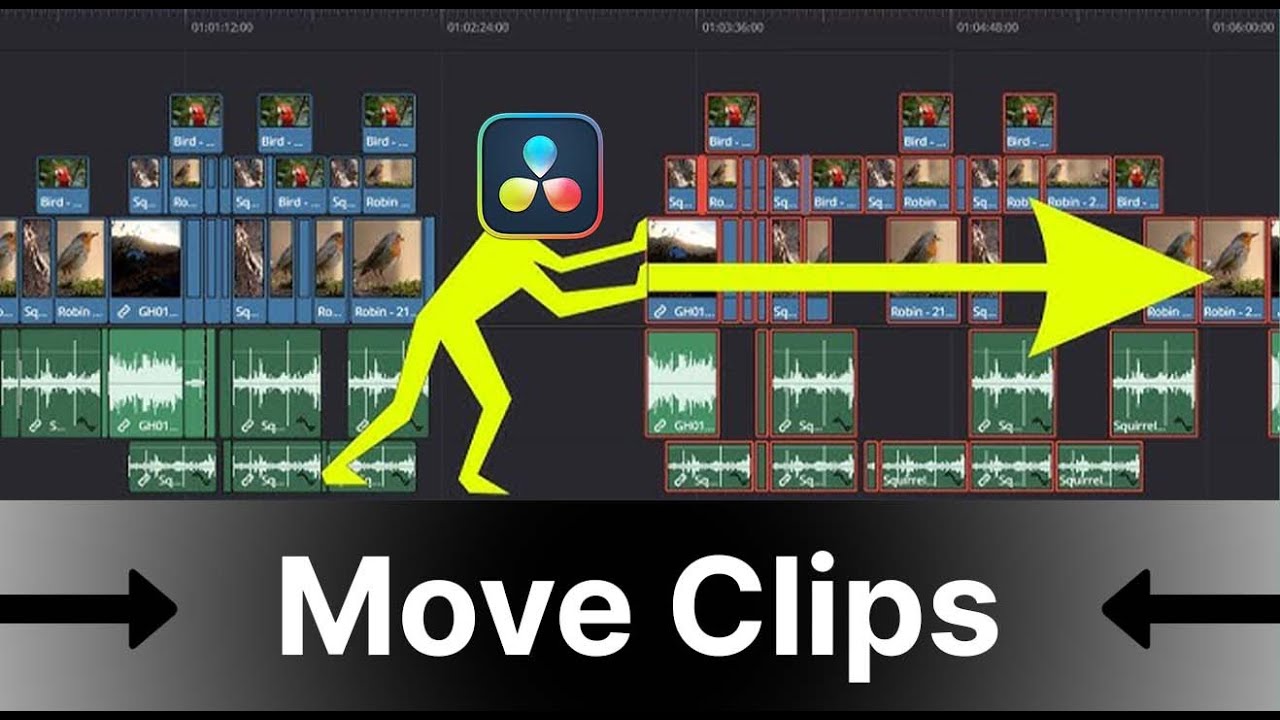 Move Clips to the Right in DaVinci Resolve (Quick Tutorial) 2025 - YouTube