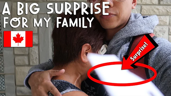 A BIG SURPRISE FOR MY FAMILY (MY MOM CRIED)! | Vlo...