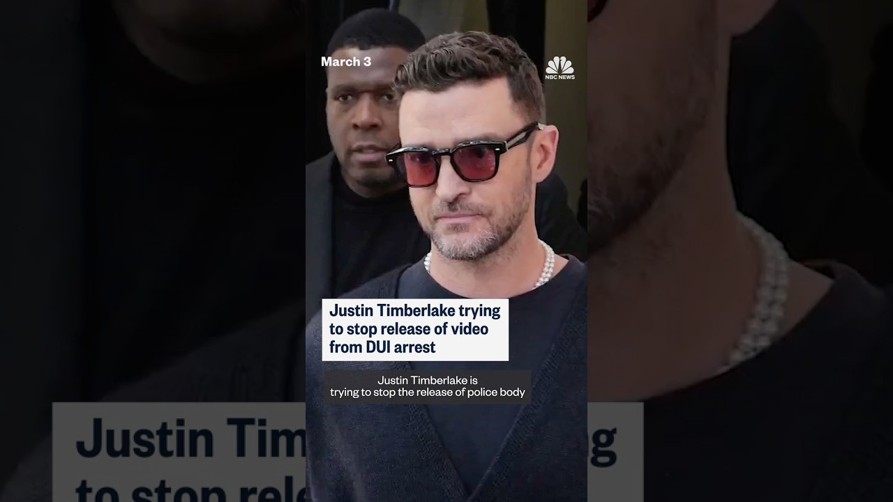 Justin Timberlake trying to stop release of video from DUI arrest