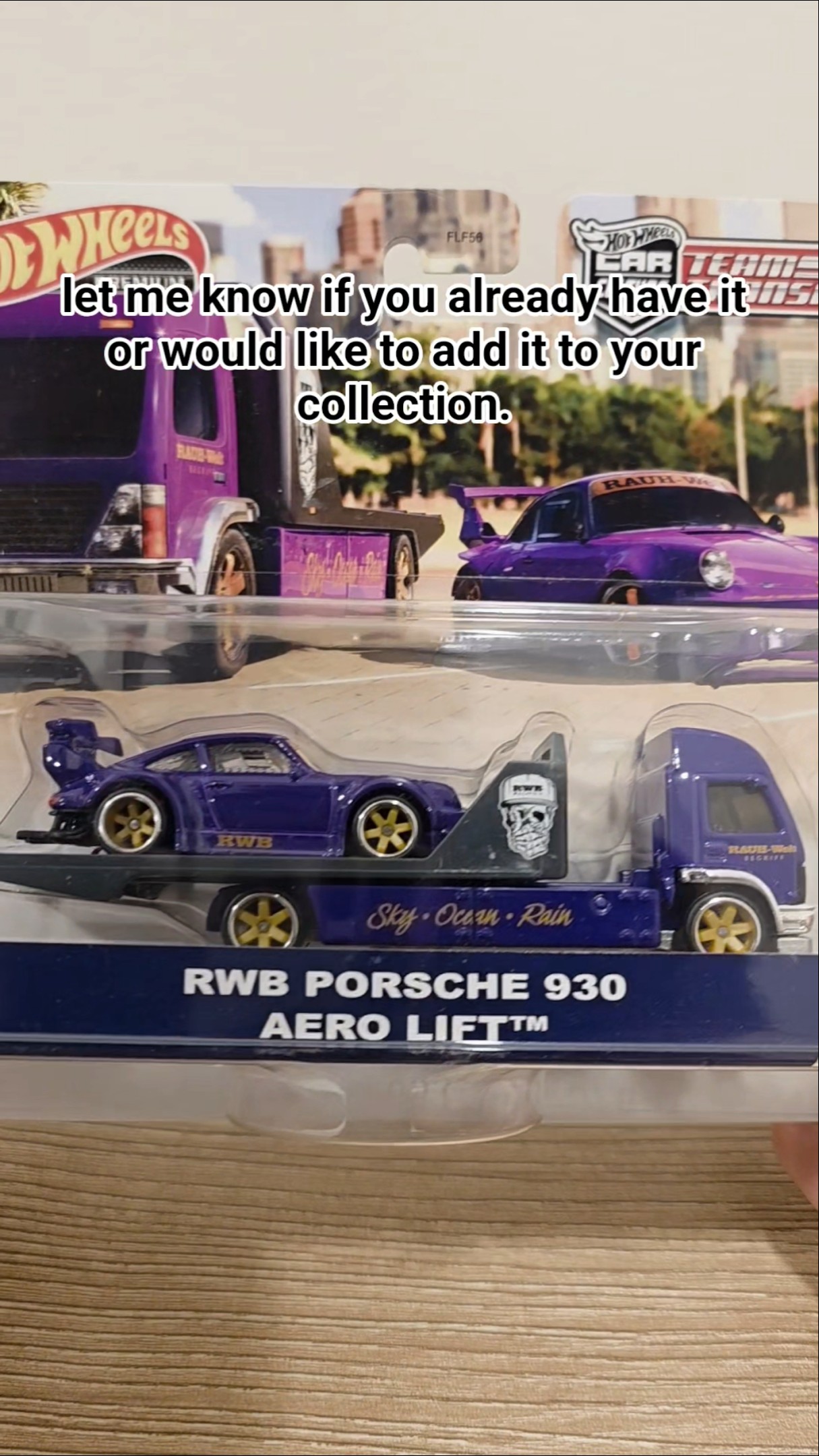 Hot Wheels RWB PORSCHE 930 AERO LIFT™ RWB Porsche 930 w/ Aero Lift. - What's your favorite Team