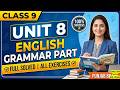 Unit 8 | Class 9 | Grammar Part Full | Punjab board | English