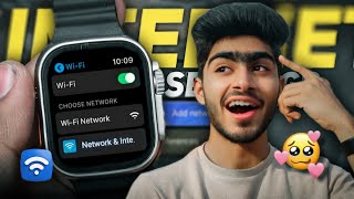 How To Use INTERNET 🌍 On T800/T900 Ultra Smart Watch | Wi-Fi Secret Setting 😱 T900 Ultra | You Look screenshot 4