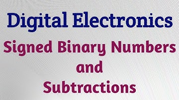 Digital Electronics | Number Systems and Digital circuits | signed binary numbers | Aptech