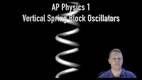 AP Physics 1 - Vertical Spring Block Oscillators
