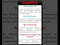 How to define Virtual reality, web development, Agile methodology and API ??