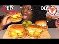 POPEYES VS CHIC-FIL-A DIY SPICY CHICKEN SANDWICHES 먹방 MUKBANG + RECIPE