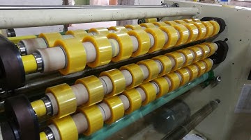 BOPP Adhesive Packing Tape Slitting Machine(300m per min Running)