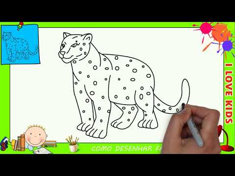 Vídeo: Como Aprender A Desenhar Um Leopardo