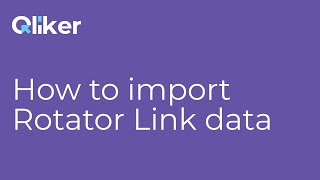 How to import Rotator Link data