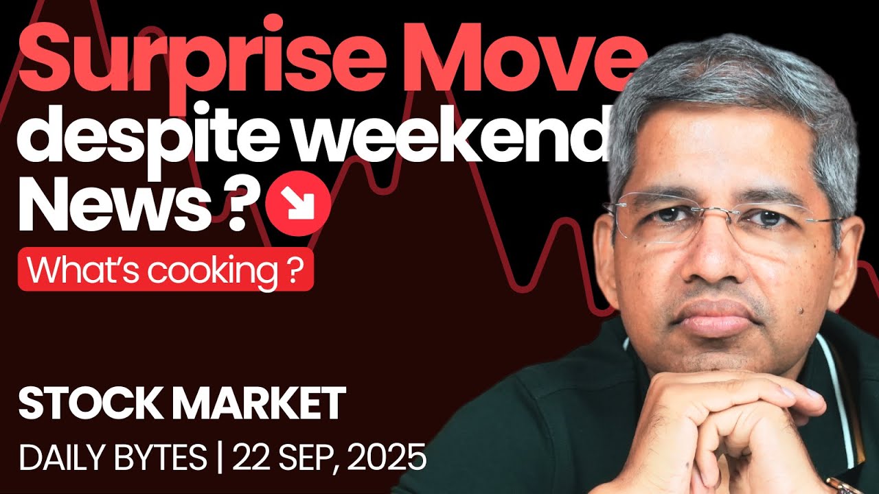 Необычное поведение Nifty? Шок от выходных по поводу визы H1B | Обвал акций IT-компаний | Алок Джейн