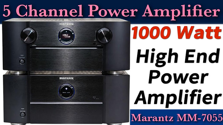 Power amp marantz mm 7705 ด ม ย