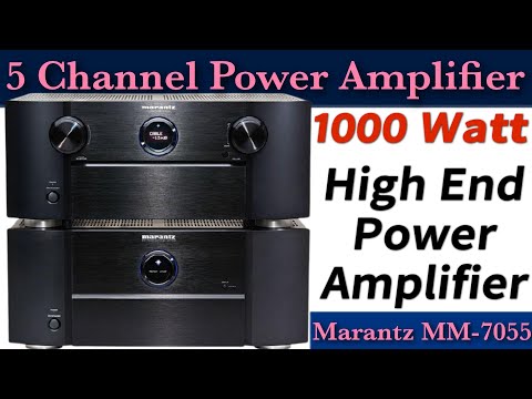 1000 watt Class AB Amplifier | Marantz MM7055 | Best 5 channel Power Amplifier | #amp | #atmossetup