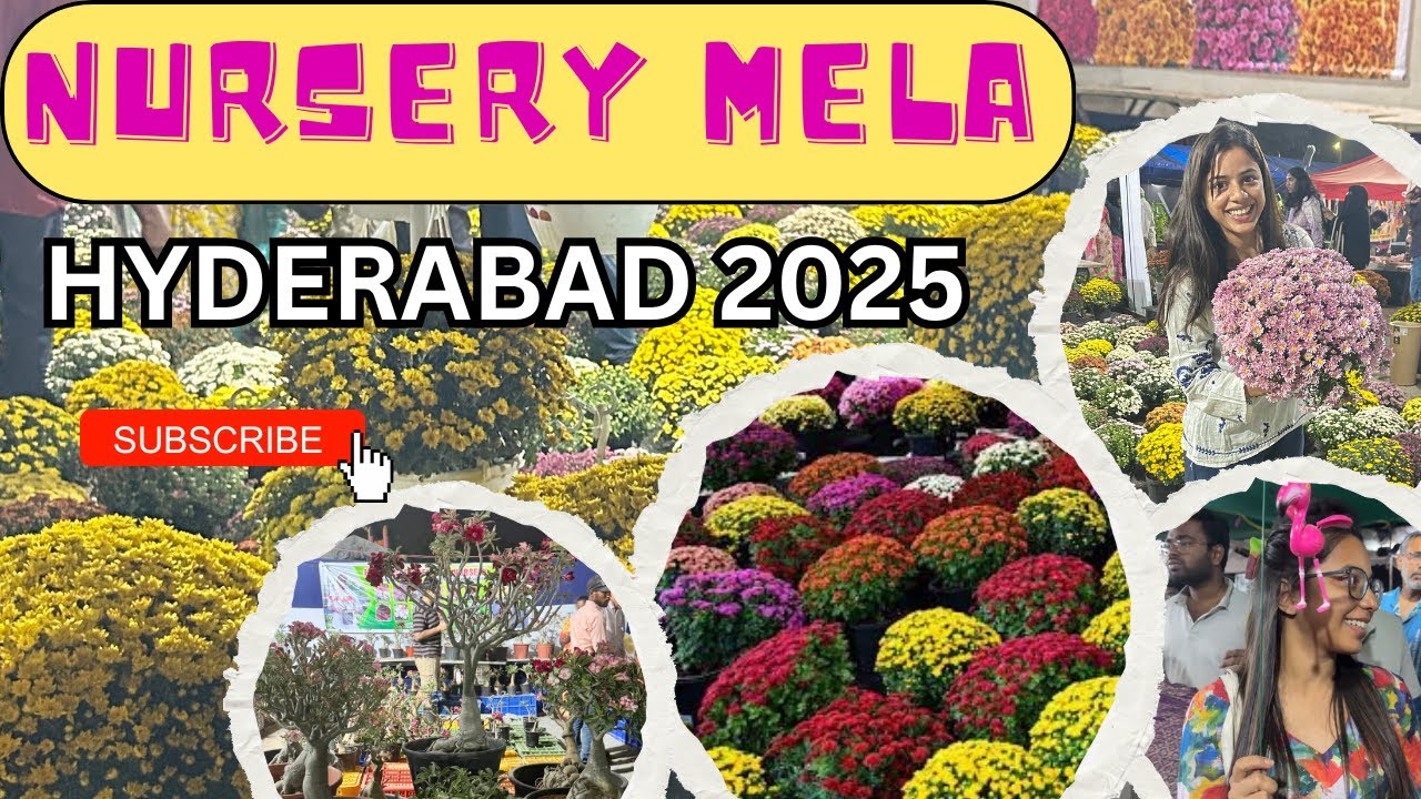 A Tour of Hyderabad's 17th Nursery Mela 2025