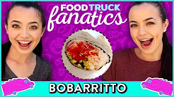 SUSHI BURRITO CHALLENGE | Food Truck Fanatics w/ The Merrell Twins