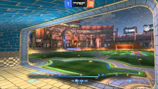 SUPER Backwards Aerial Epic Save [Rocket Leaguee]