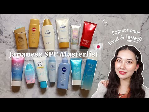 Japanese Sunscreen Review ☀️ Most popular J-SPFs tried and tested!