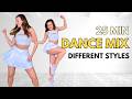 25 MIN DANCE MIX WORKOUT | Fun Fat Burn Cardio with Different Styles