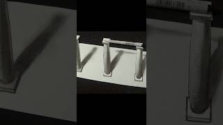 Draw 3D Columns #art #drawing #short
