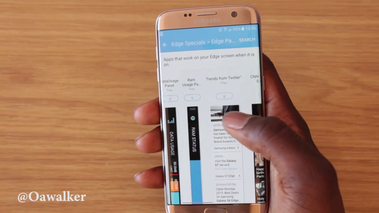 Samsung Galaxy S7 S7 Edge Edge Panel Features Samsung Galaxy S7 Samsung Galaxy S7 Edge Galaxy S7