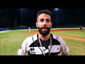 Riccardo Bertagnon dopo gara 3 della Italian Baseball Series 2017