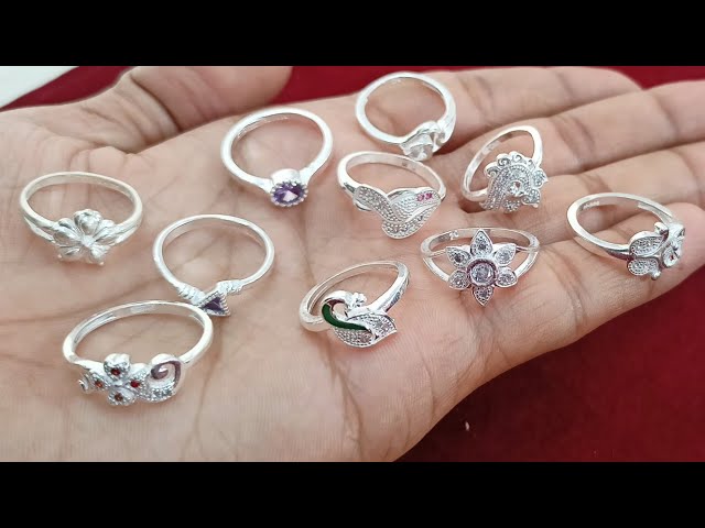 Chandi Ring with Stone for Girl | TikTok