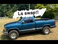 Ls Swapping My Grandpas Perfect truck!! (EP1 drivetrain removal)