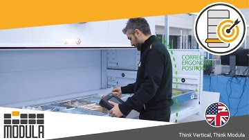 MODULA SOLUTIONS: Ergonomic Storage and Retrieval Workstation