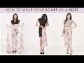 How To Wear A Scarf: Style Trick