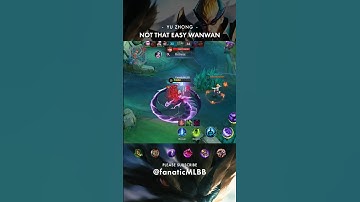 ✅ Yu Zhong - Not that easy wanwan 😉 #yuzhonggameplay #yuzhong #mobilelegend #mlbb #wanwanmlbb
