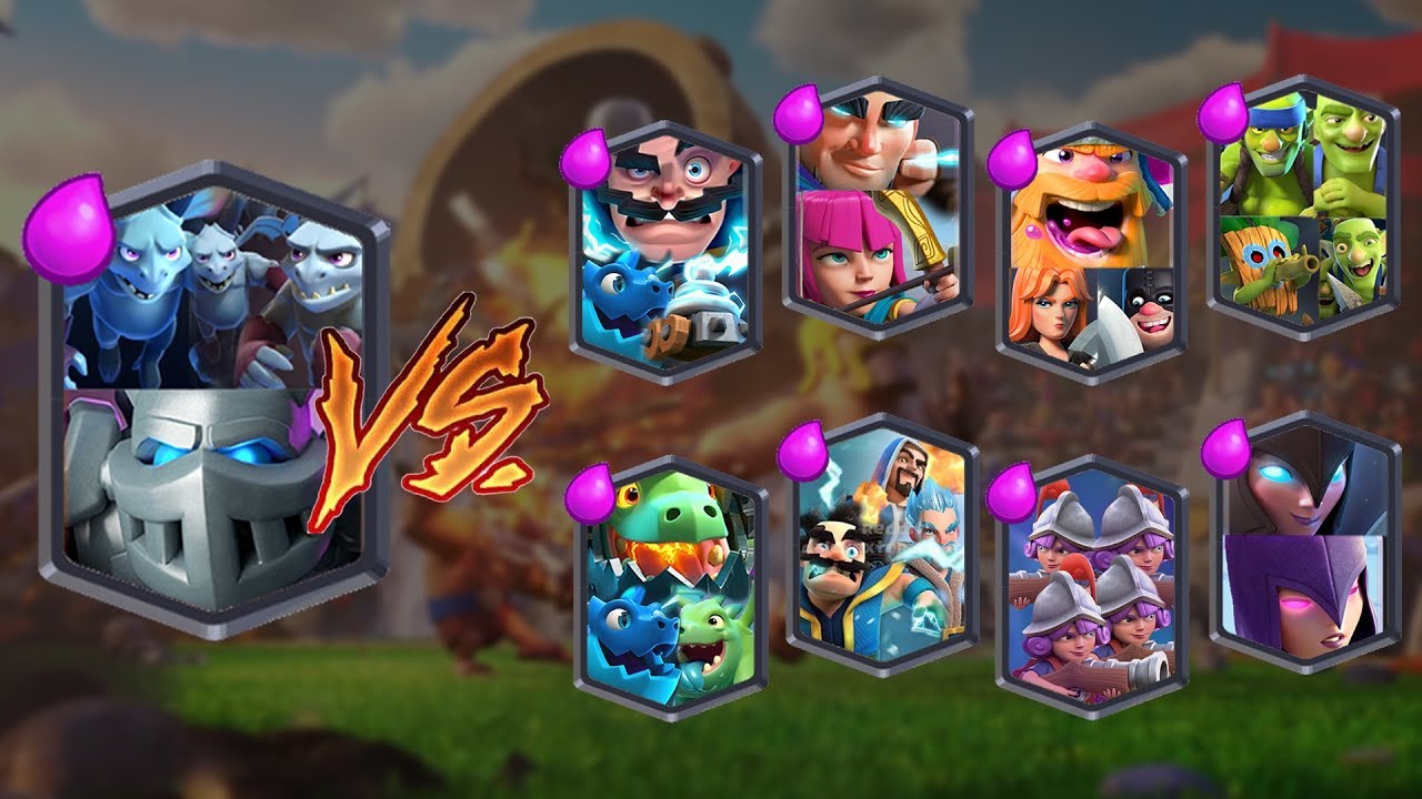 MINION TEAM VS ALL TEAMS CLASH ROYALE TEAM CHALLENGE YouTube