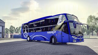 Pandawa 87 DreamCoach || ETS2 INDONESIA || ETS 2 Bus Mod Indonesia || Map NJIRxJRR